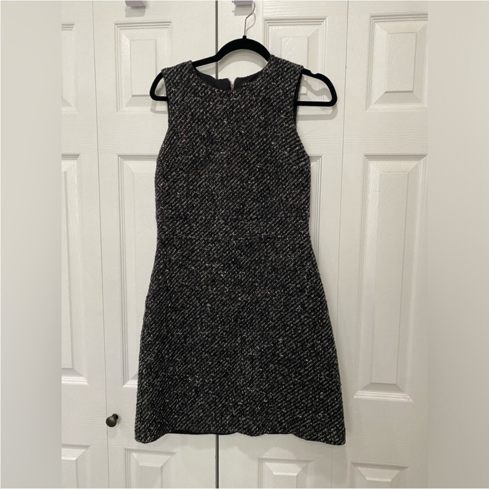 Theory Black and White Dress